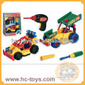 cheap diy car toy, assemble and disassemble toy,itelligent diy model car toy